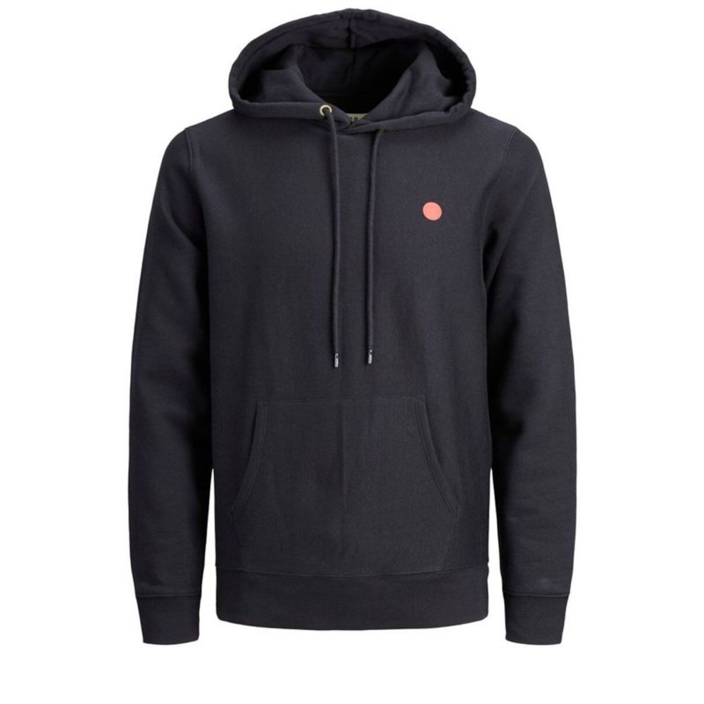 Jack&Jones Mens Black Long Sleeve Classic Fit Hoodie S